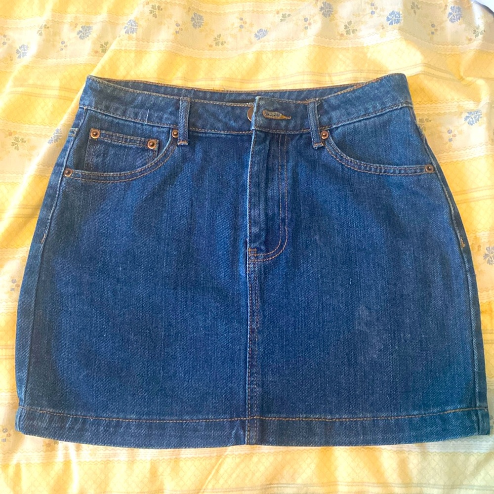 Denim Mini Skirt